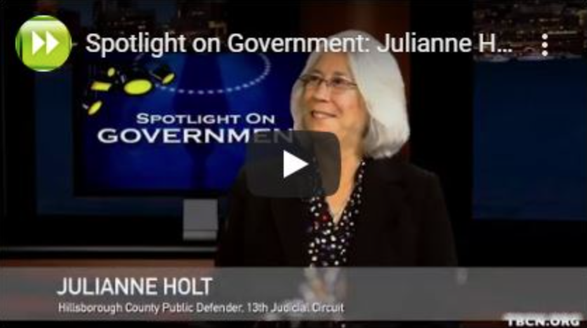 Featured image for “Spotlight On Government: Julianne Holt, Hillsborough County Public Defender”